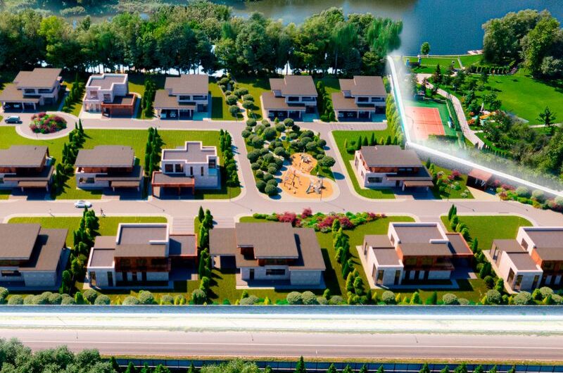 Продажа домов в городке возле  воды. Обуховский р-н, Конча Заспа, КГ Дамба