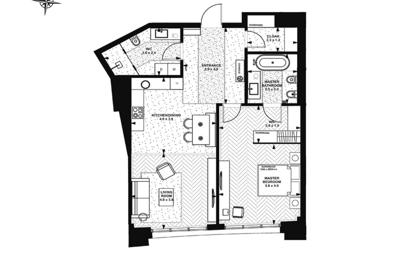 Продажа 1 ком новостройки в центре Киева.Linden Luxury Residences