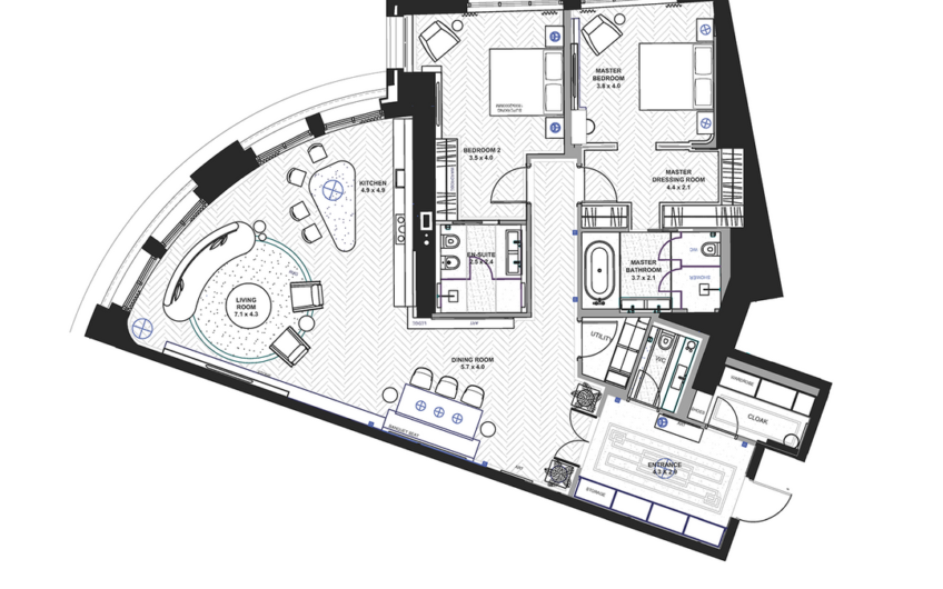 Продажа 2 ком квартир в центре Киева.Linden Luxury Residences