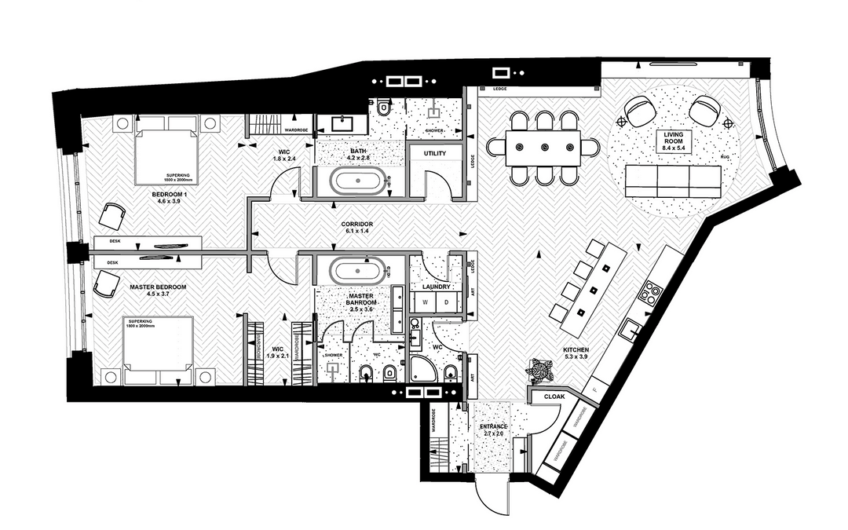 Продажа 2 ком квартир в центре Киева.Linden Luxury Residences