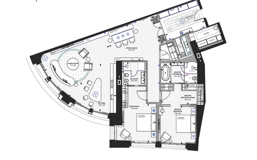 Продажа 2 ком квартир в центре Киева.Linden Luxury Residences