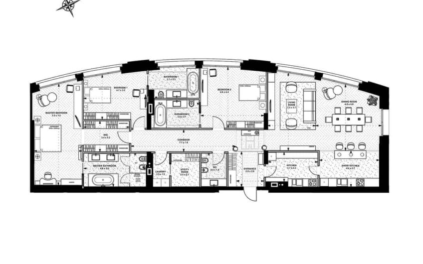 Продажа 3 ком квартир в центре Киева.Linden Luxury Residences