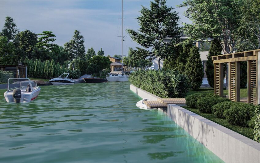 Продажа домов  с выходом на Днепр.  Дома в элитном коттеджном городке под Киевом, River Marina Village.