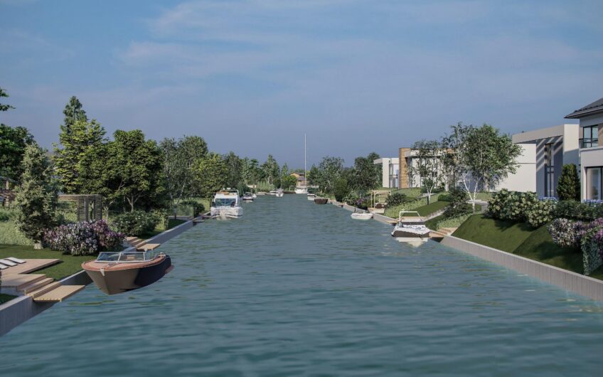 Продажа домов  с выходом на Днепр.  Дома в элитном коттеджном городке под Киевом, River Marina Village.