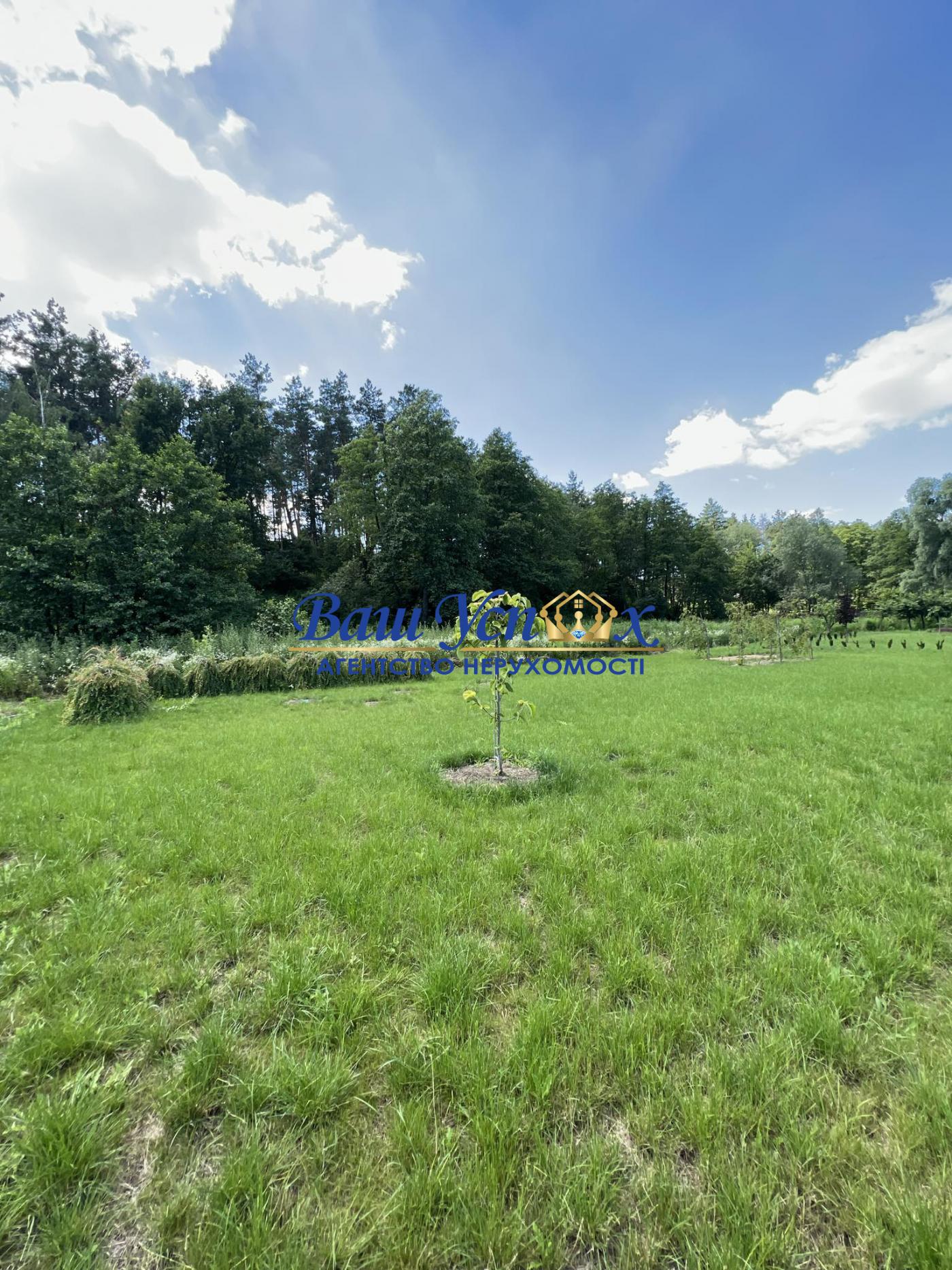 Продаж  земли  з озером під інд. будівництво . село Ходосовка.