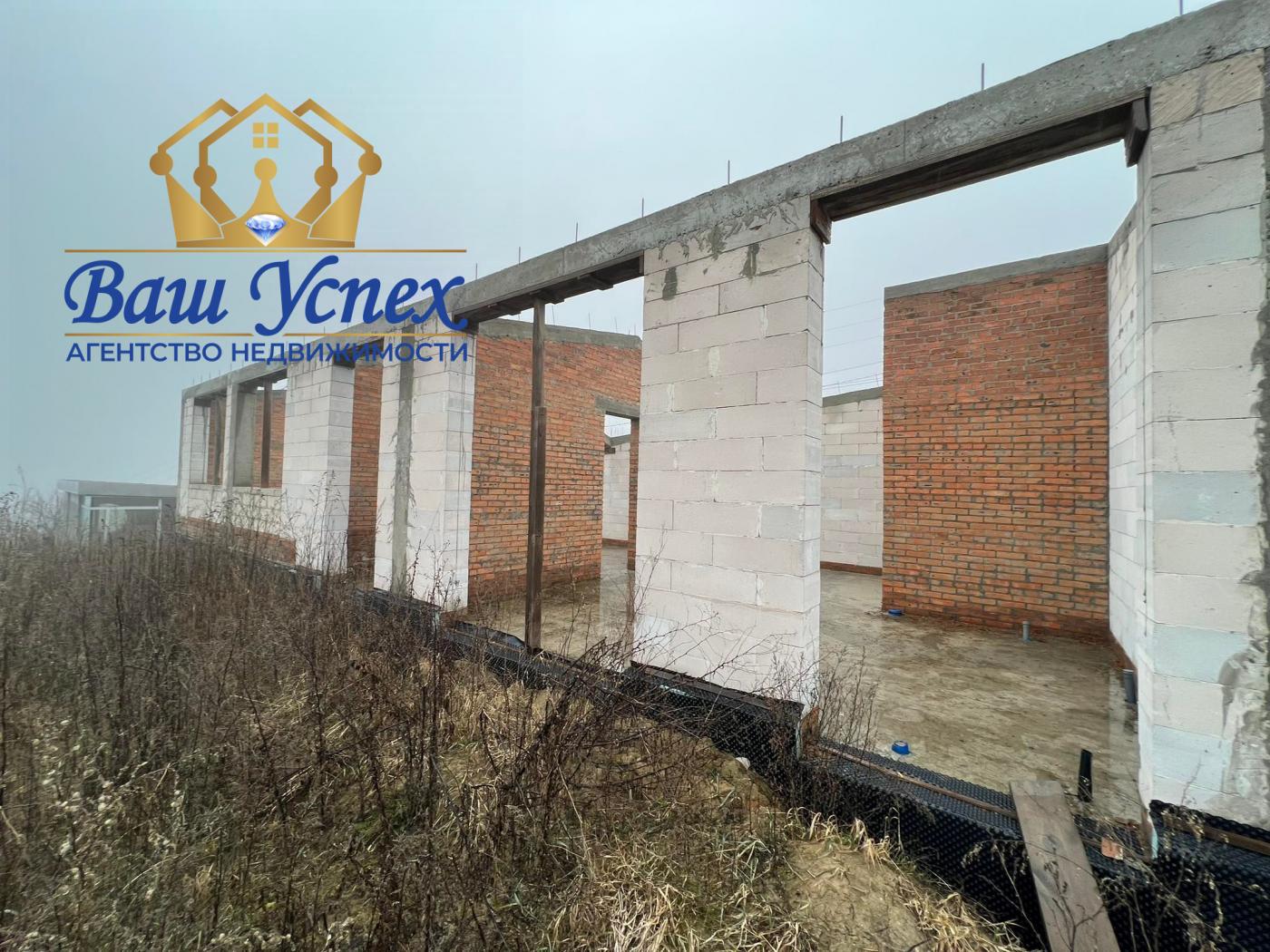 Продажа недостроенного дома село Ходосовка. Дом видовой на горе.