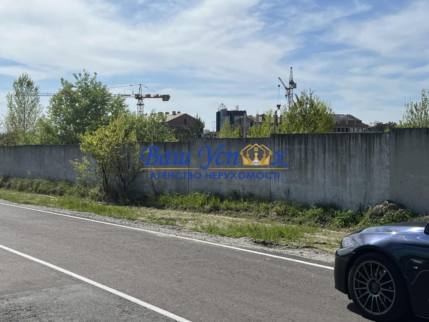 Продаж  Земли під інд. будівництво .село Чайки .Житомирская трасса