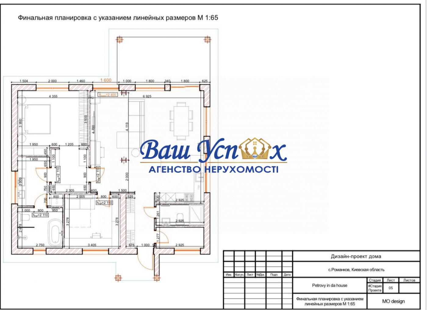 Продаж нового будинку в містечку Романків.
