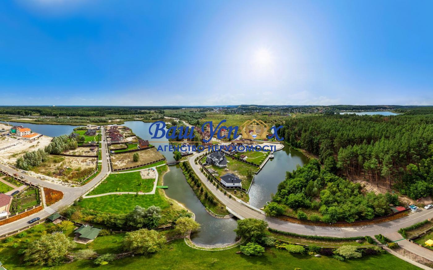 Продажа нома в городке с озерами село Лесники.  Ясный Хутор