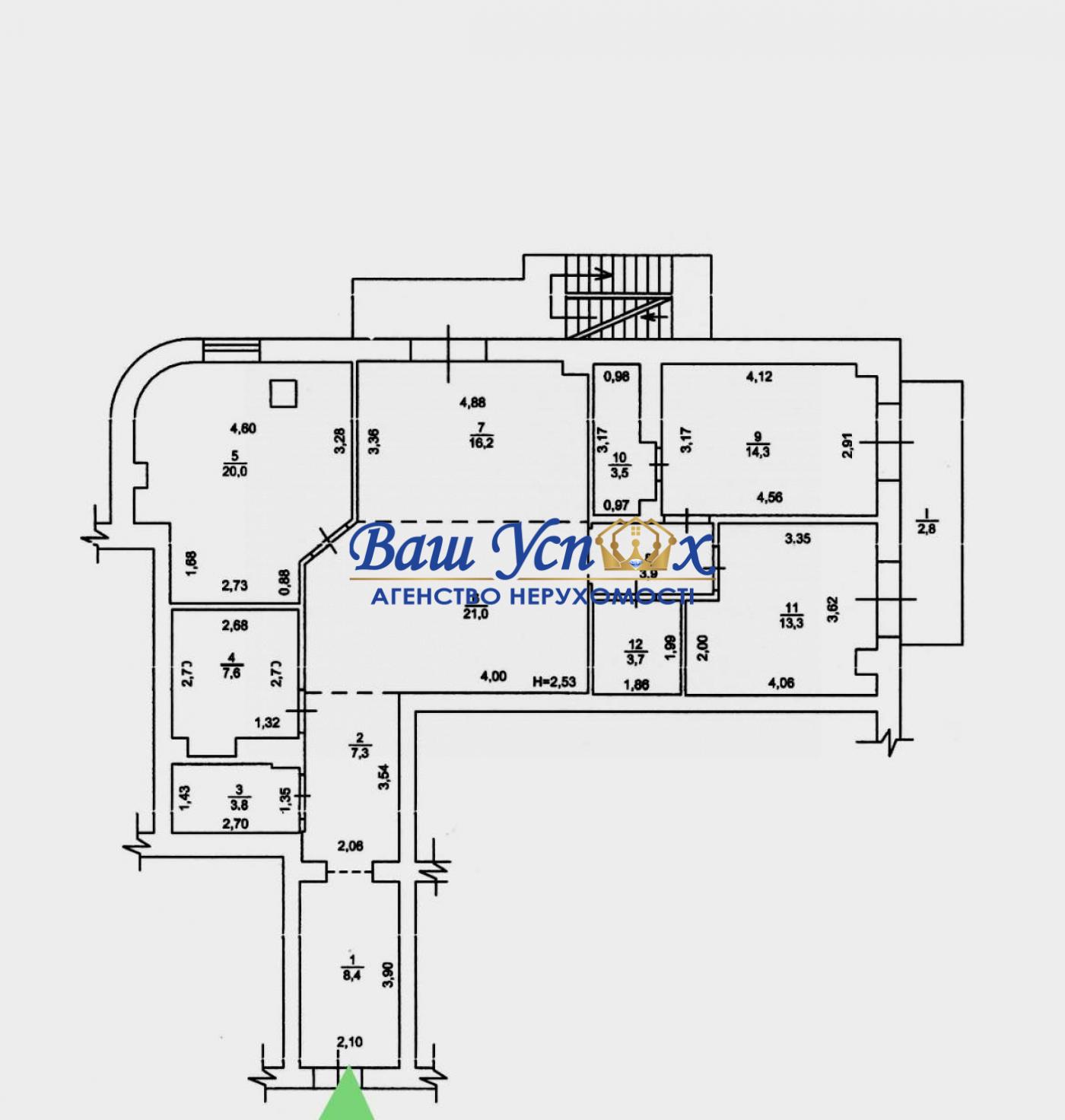 Продажа 3 ком в центре ЖК Renaissance Residence.