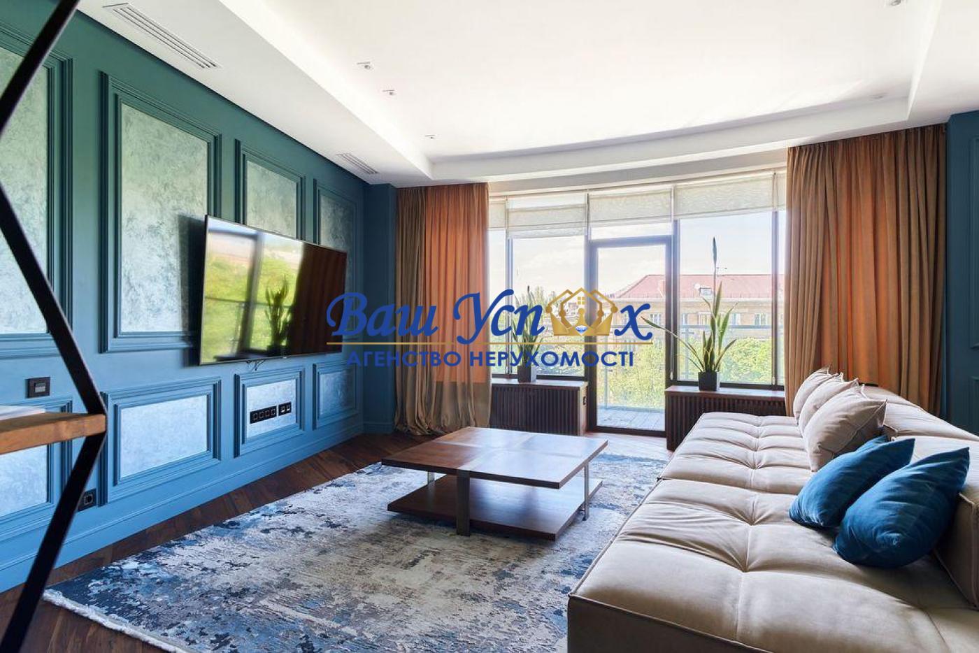Дизайнерская квартира в жк SKYLINE, центр, печерск