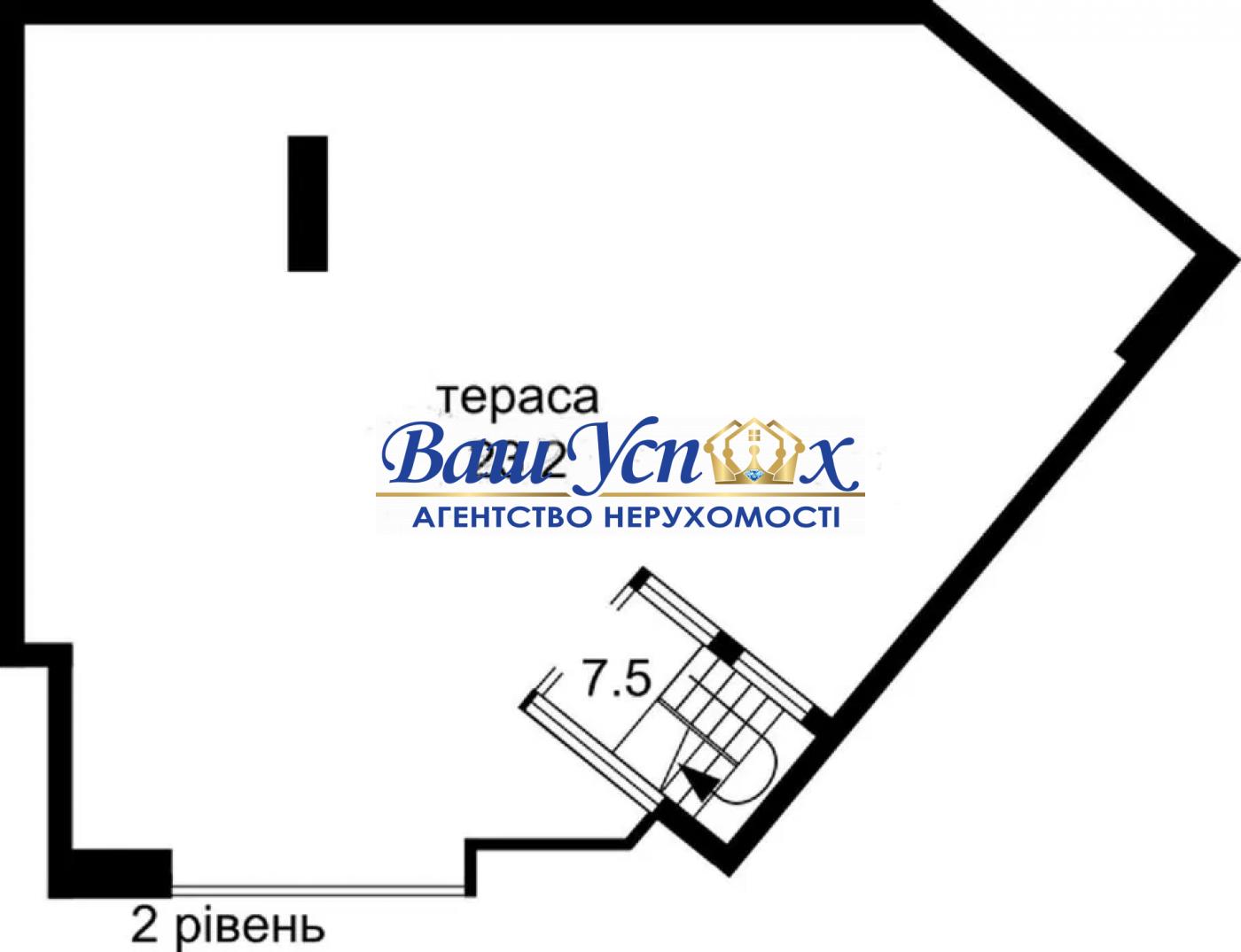 Продаж 3 ком. ЖК Greenville Новопечерский тупик 7 в с террасой