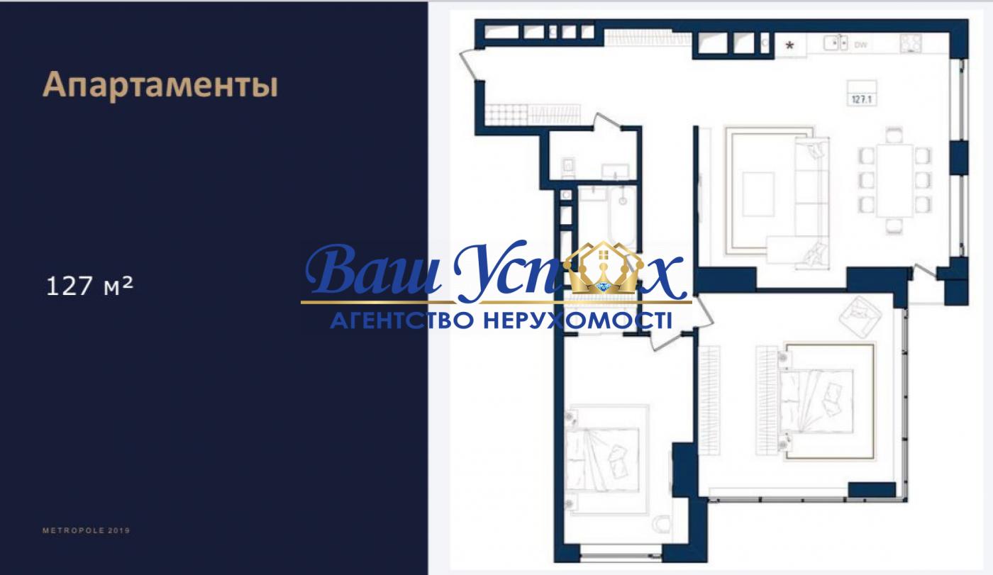 Продаж срочно .  вул. Большая Васильковская.  ЖК Metropole