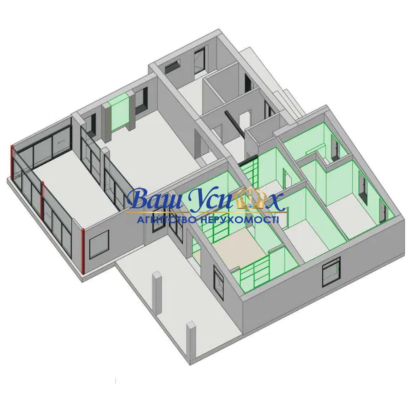 Продажа одноэтажного  нового дома в лесу   село Зазимье .Desna Residence