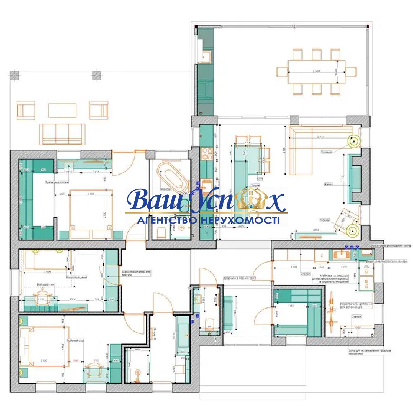 Продажа одноэтажного  нового дома в лесу   село Зазимье .Desna Residence