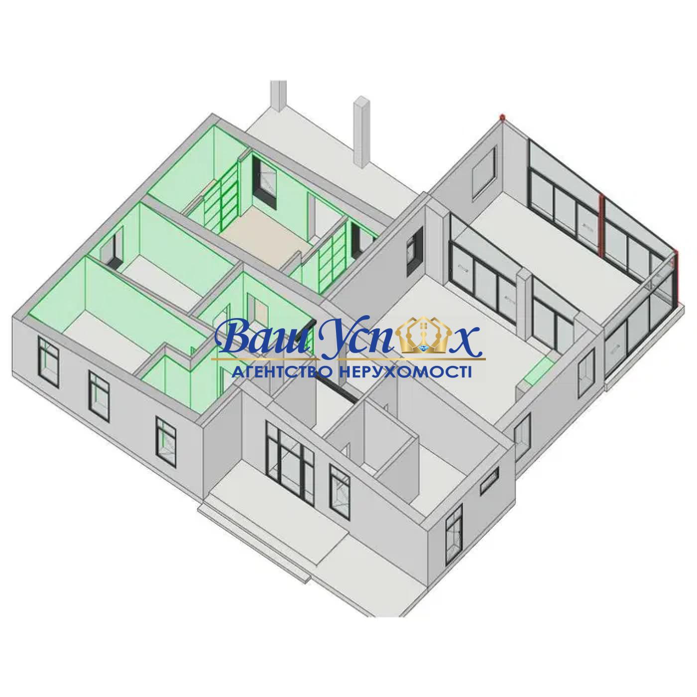 Продажа одноэтажного  нового дома в лесу   село Зазимье .Desna Residence