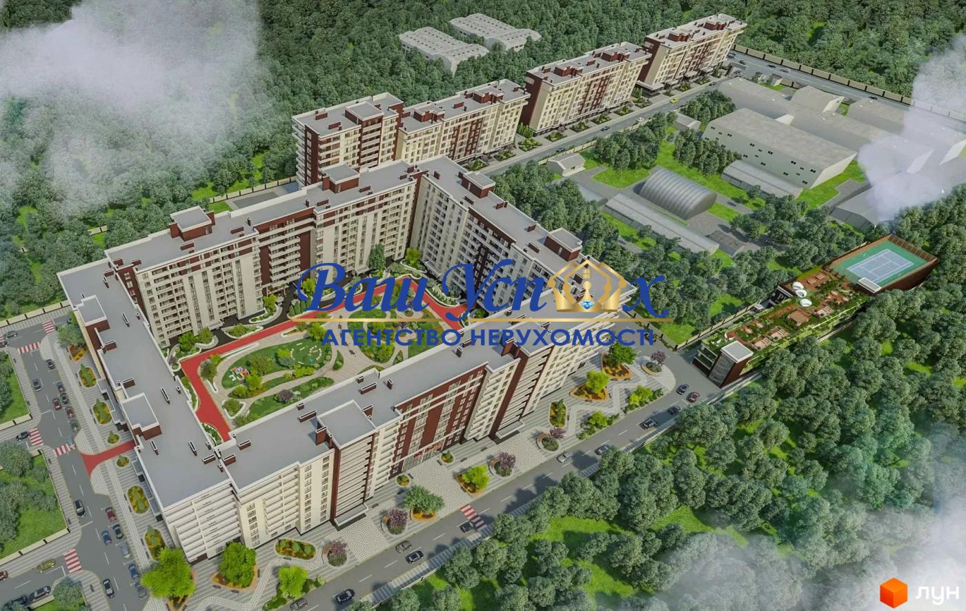 Продаж 1 ком  смарт квартиры в цокольном этаже. ЖК PARKLAND