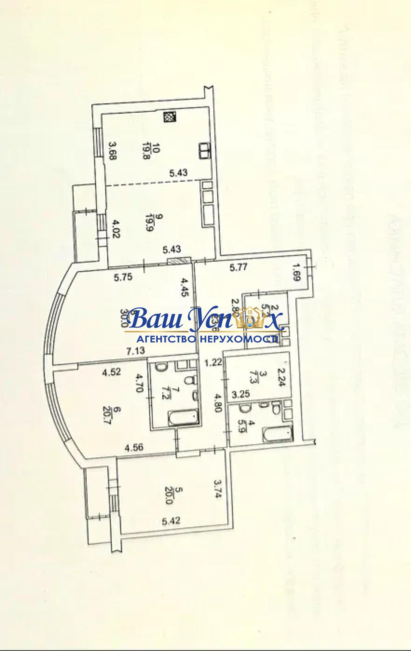 Продаж 3 ком  бул. Шевченко Тараса 27 б  , Центр, Киев. Бот сад
